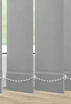 Roma, True Grey - Vertical Blind Slats